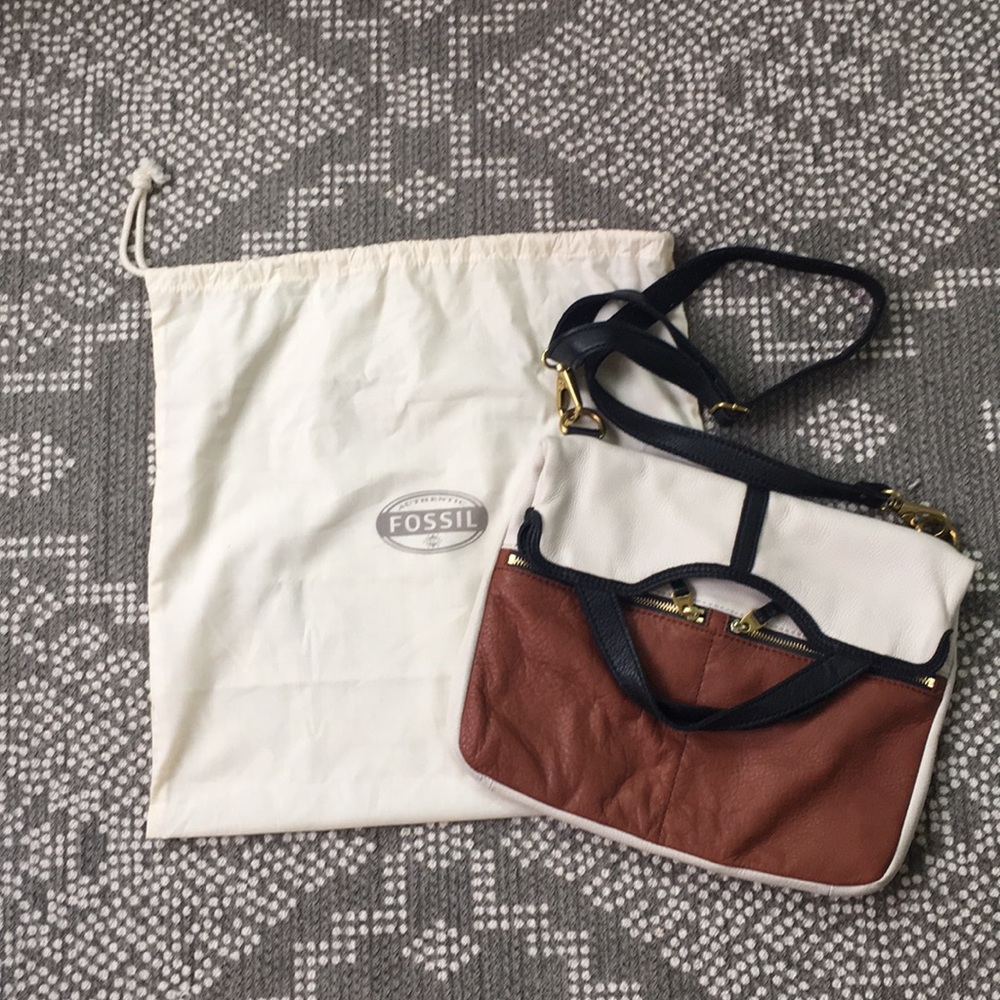 Fossil Crossbody purse leather